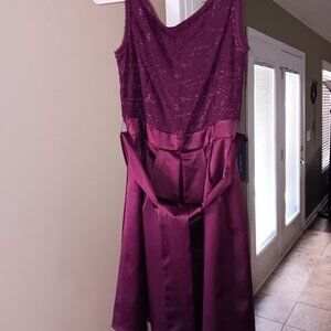 Wine Colored Formal Dress